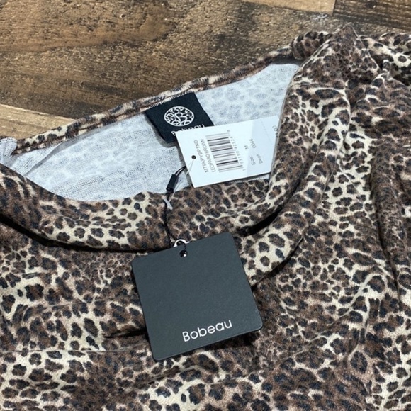 Bobeau leopard poncho large NWT NEW - Picture 4 of 7